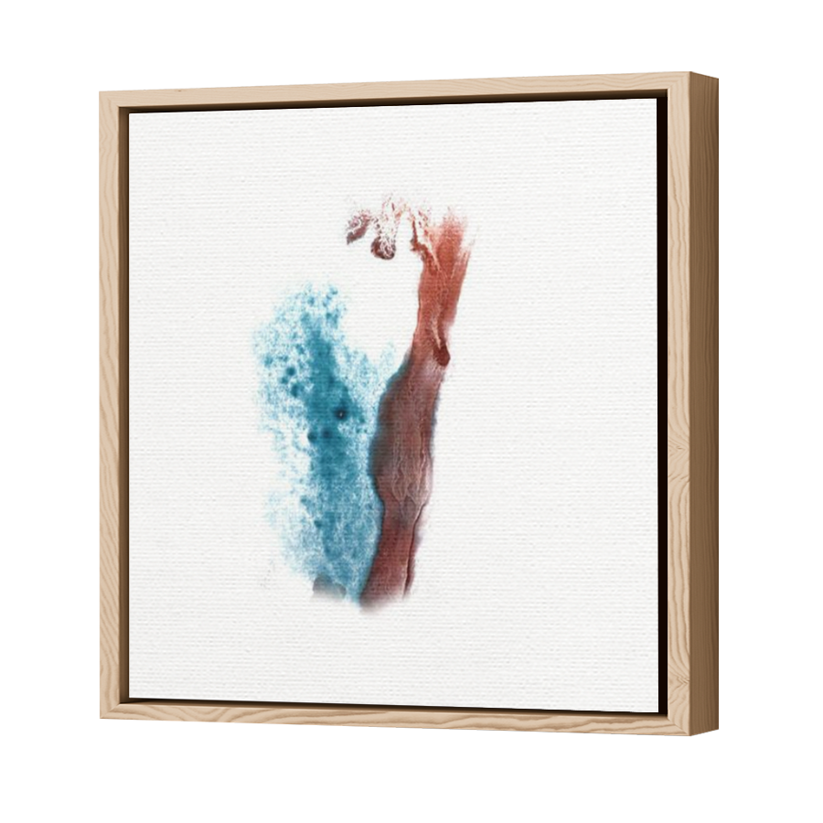 Thumbnail for Canvas - Wood Grain Floating Frame