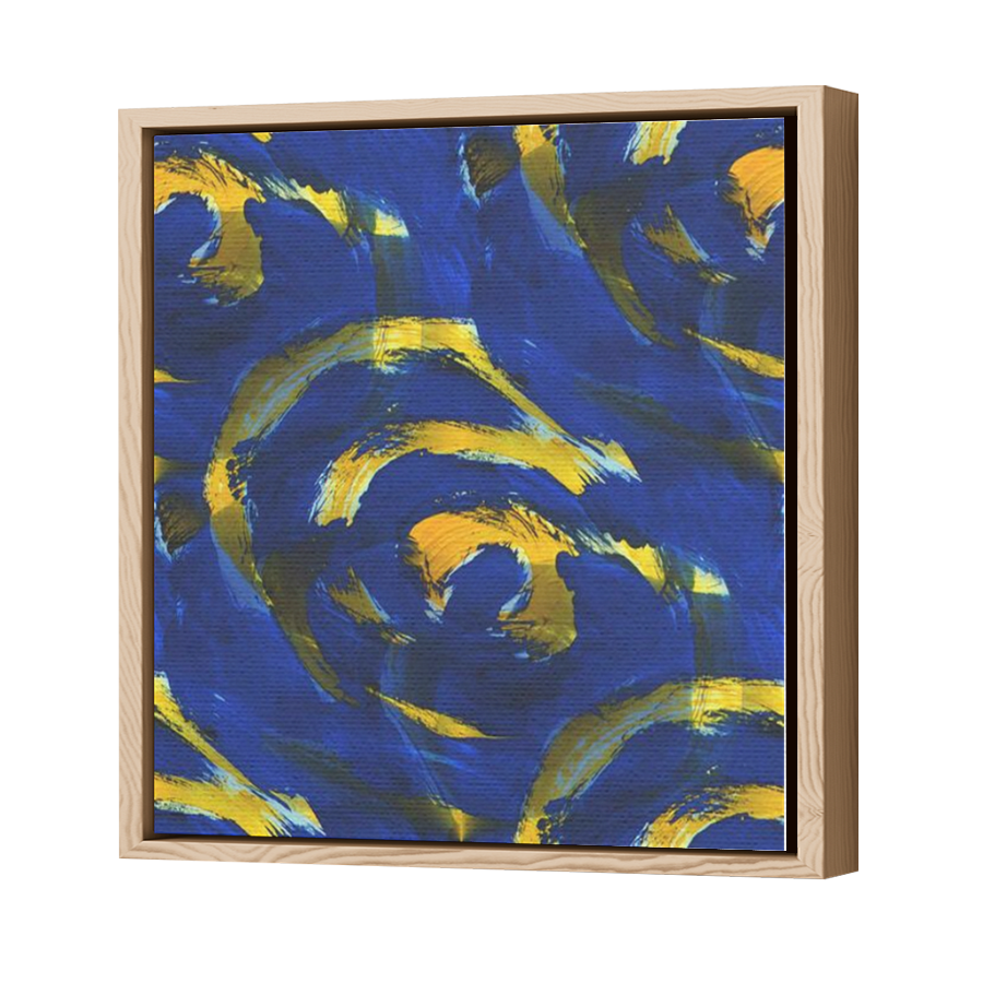 Thumbnail for Canvas - Wood Grain Floating Frame