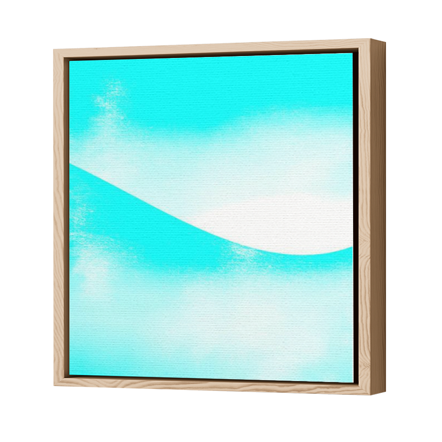 Thumbnail for Canvas - Wood Grain Floating Frame
