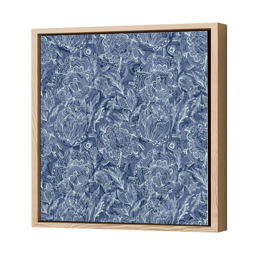 Thumbnail for Canvas - Wood Grain Floating Frame
