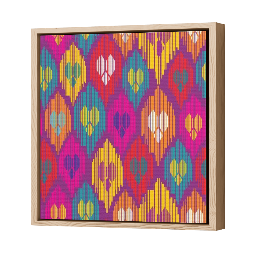 Thumbnail for Canvas - Wood Grain Floating Frame