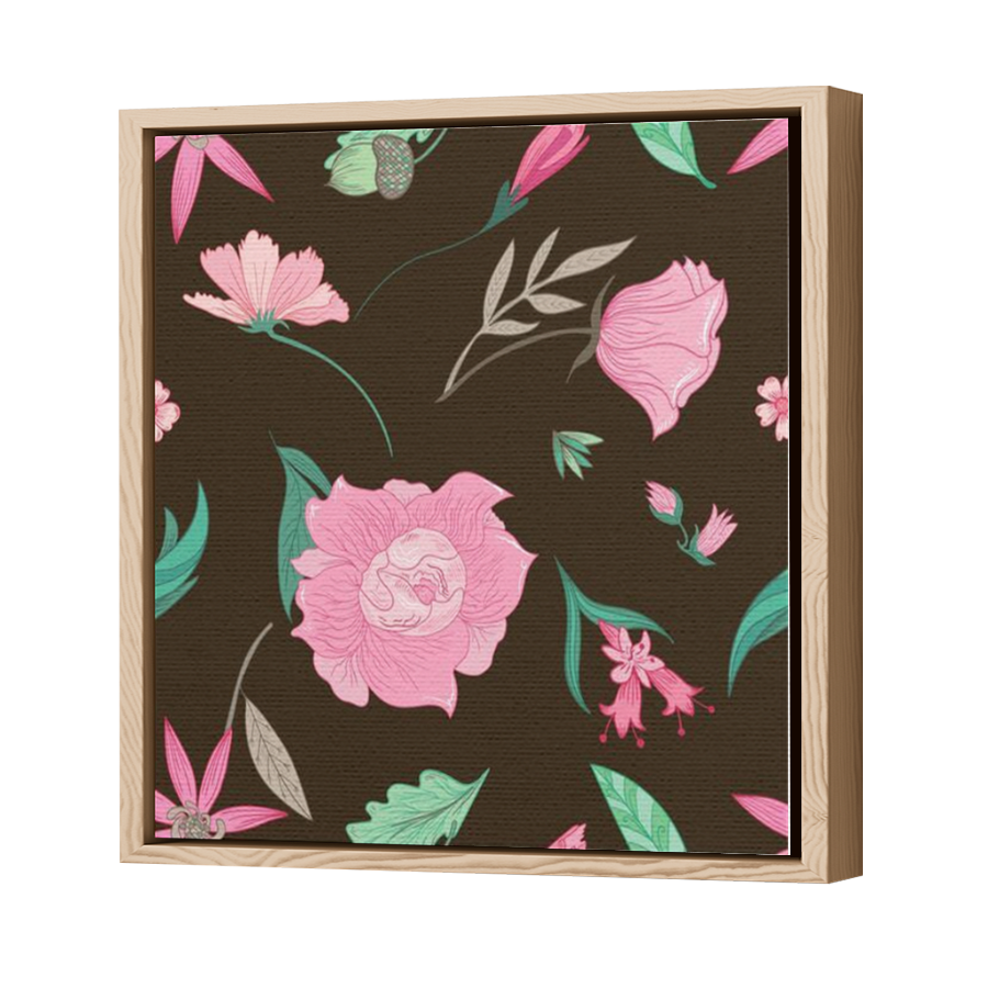 Thumbnail for Canvas - Wood Grain Floating Frame