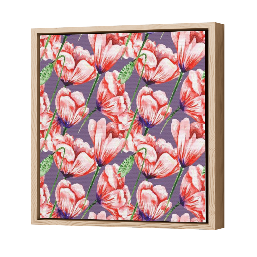 Thumbnail for Canvas - Wood Grain Floating Frame