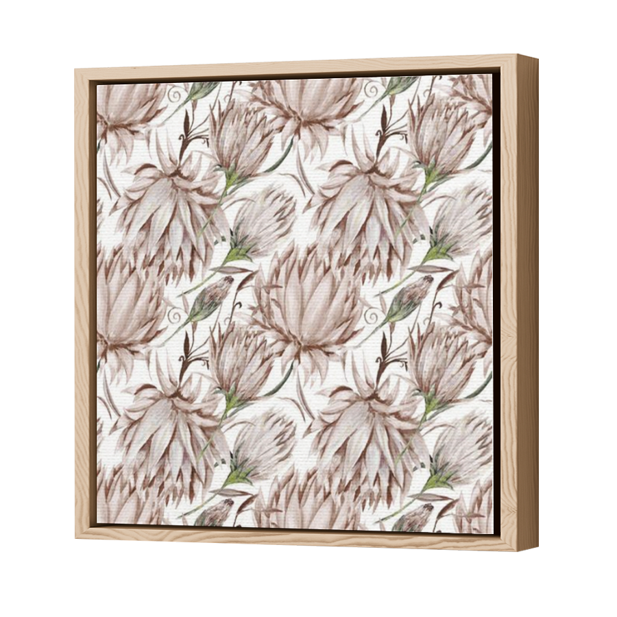 Thumbnail for Canvas - Wood Grain Floating Frame