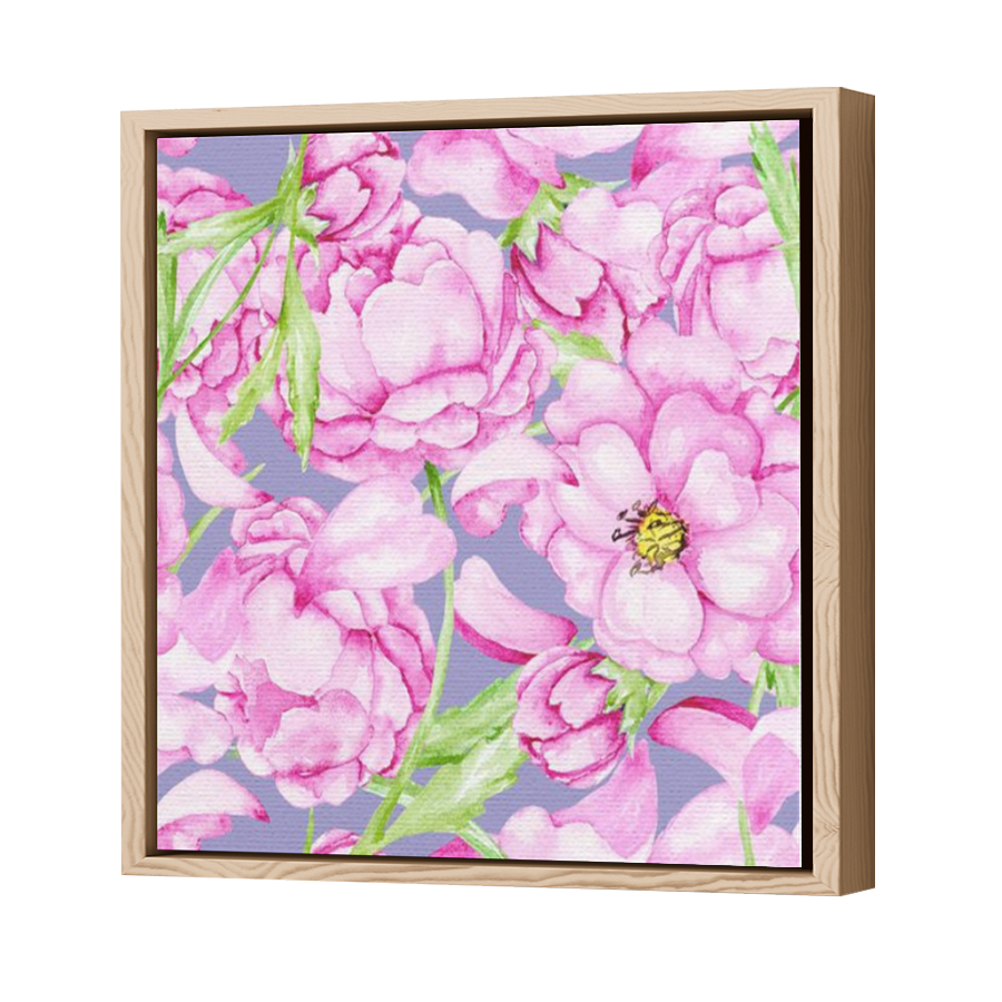 Thumbnail for Canvas - Wood Grain Floating Frame