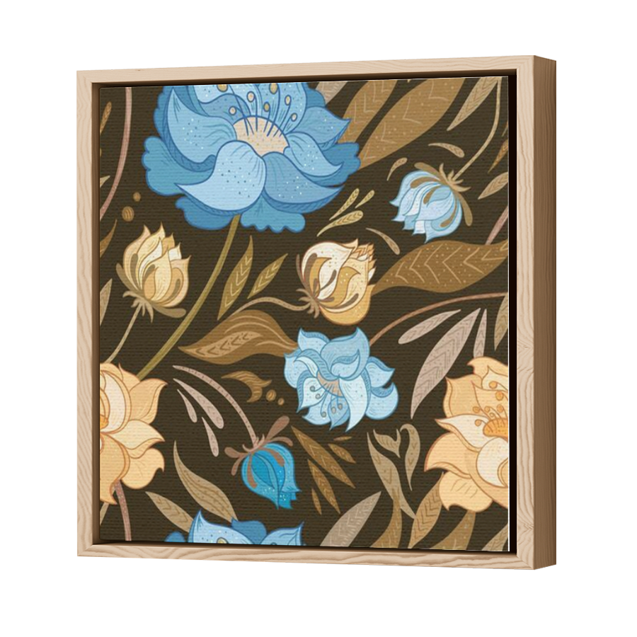 Thumbnail for Canvas - Wood Grain Floating Frame