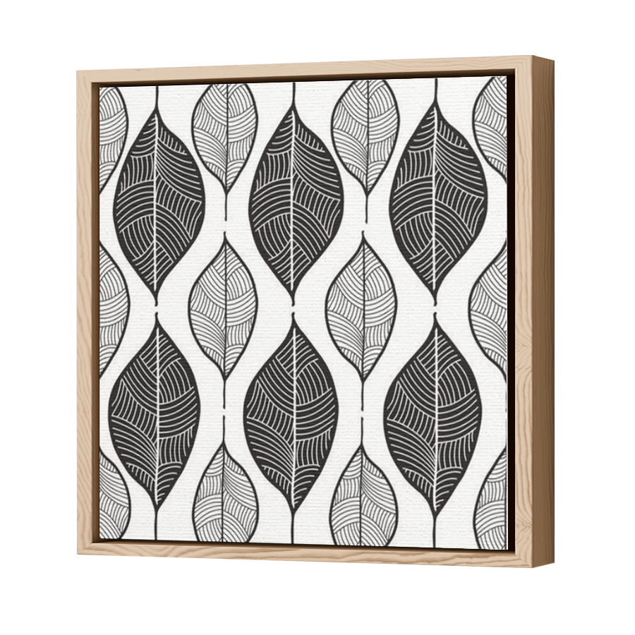 Thumbnail for Canvas - Wood Grain Floating Frame