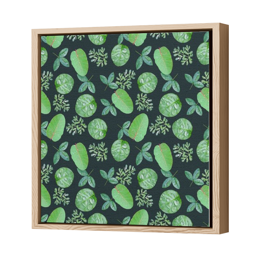 Thumbnail for Canvas - Wood Grain Floating Frame