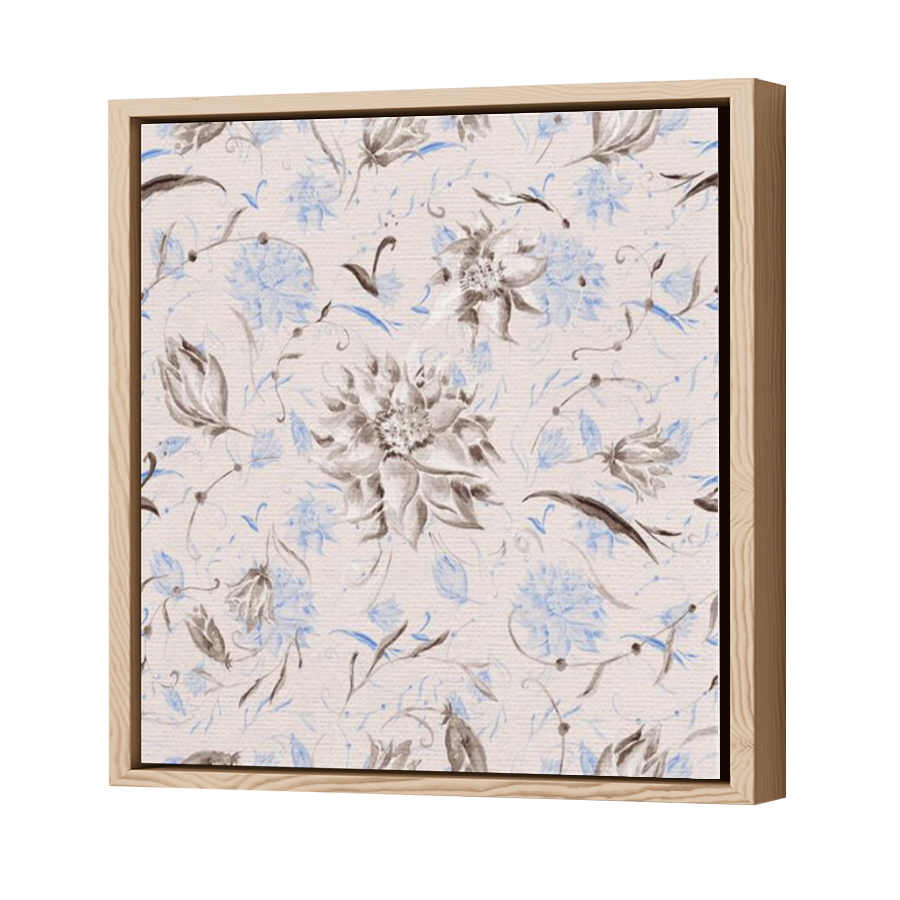 Thumbnail for Canvas - Wood Grain Floating Frame