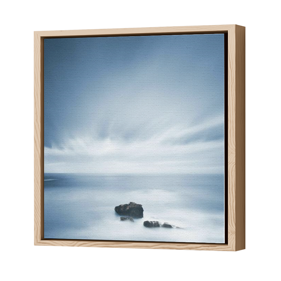 Thumbnail for Canvas - Wood Grain Floating Frame