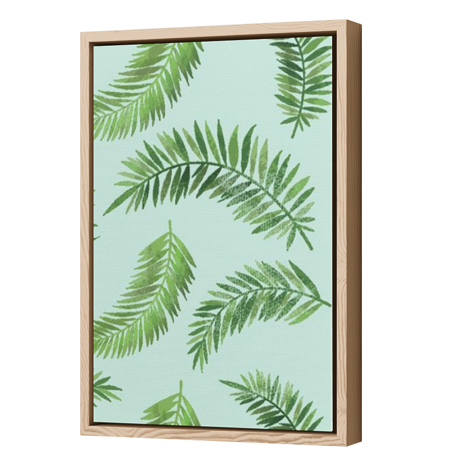 Thumbnail for Canvas - Wood Grain Floating Frame