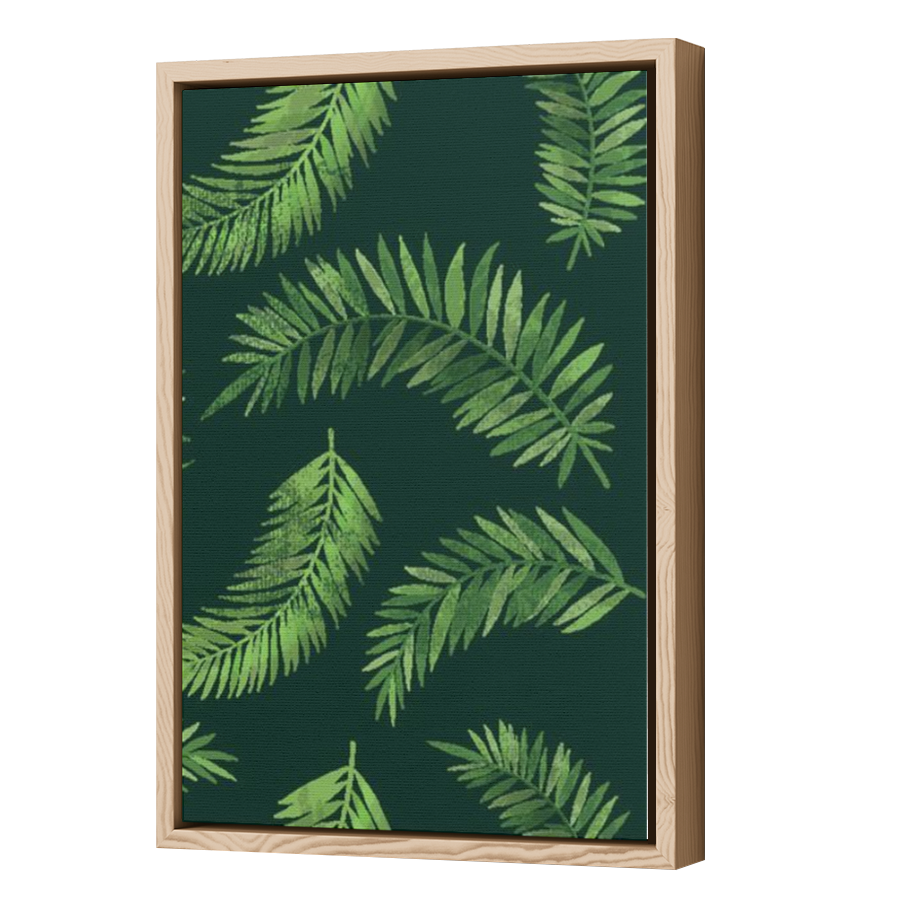 Thumbnail for Canvas - Wood Grain Floating Frame