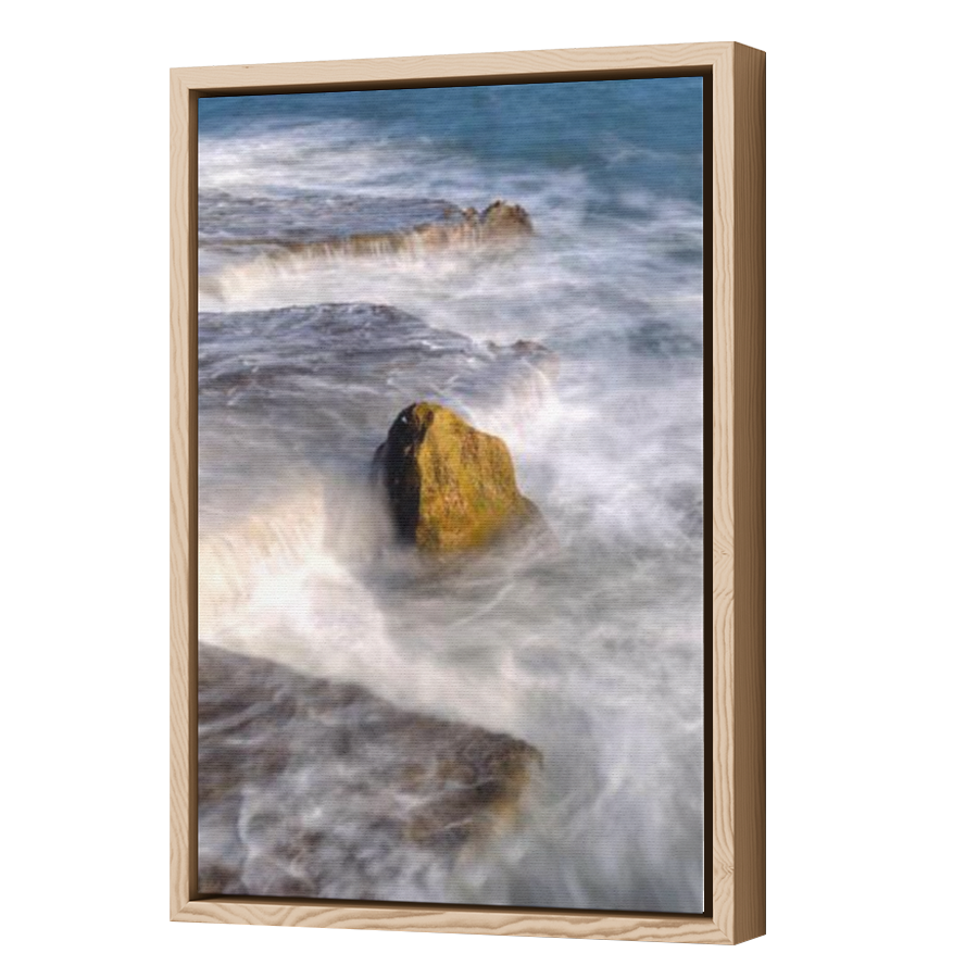Thumbnail for Canvas - Wood Grain Floating Frame