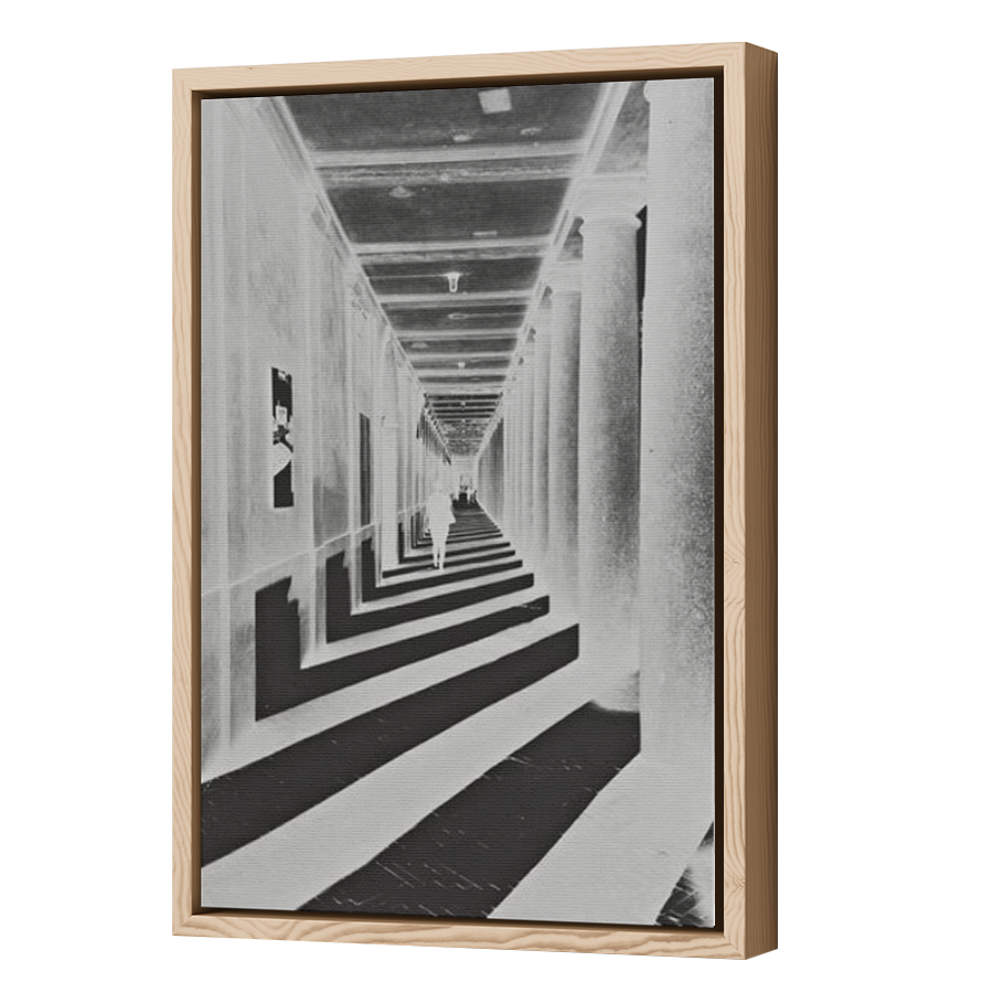 Thumbnail for Canvas - Wood Grain Floating Frame