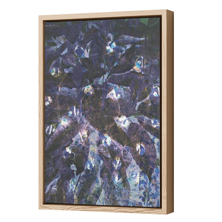 Thumbnail for Canvas - Wood Grain Floating Frame