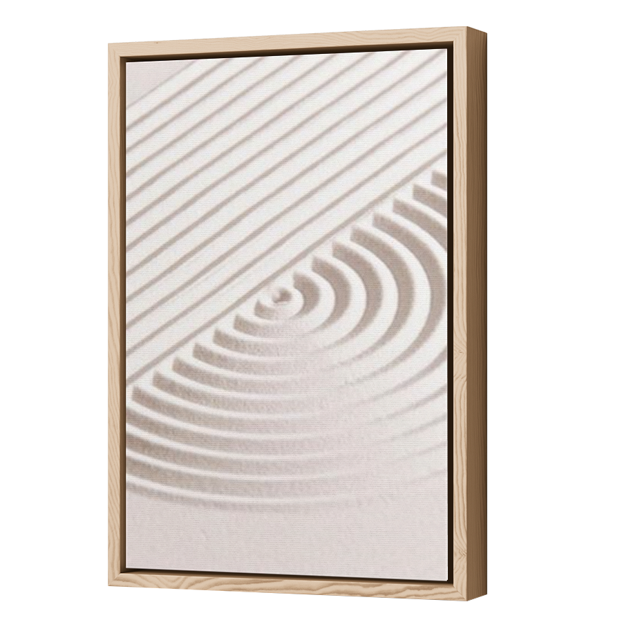 Thumbnail for Canvas - Wood Grain Floating Frame