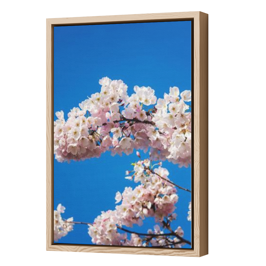 Thumbnail for Canvas - Wood Grain Floating Frame