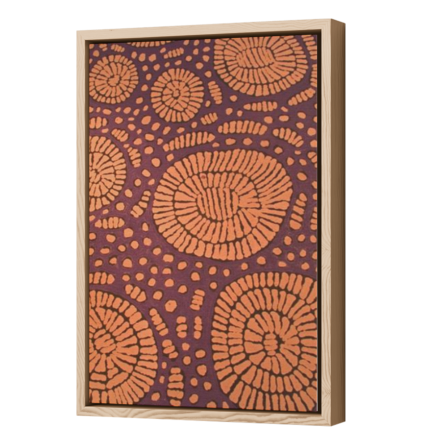 Thumbnail for Canvas - Wood Grain Floating Frame