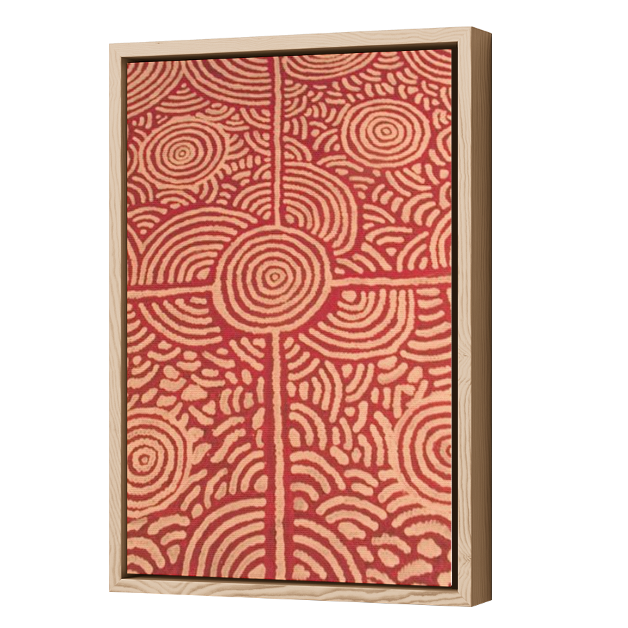 Thumbnail for Canvas - Wood Grain Floating Frame