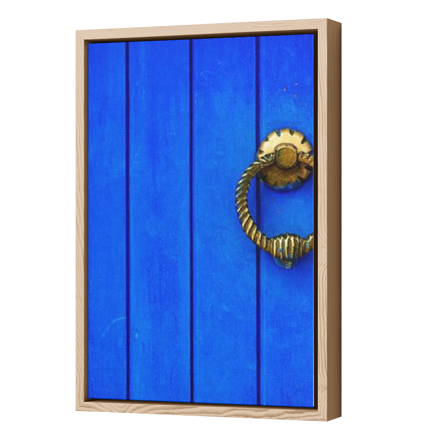 Thumbnail for Canvas - Wood Grain Floating Frame