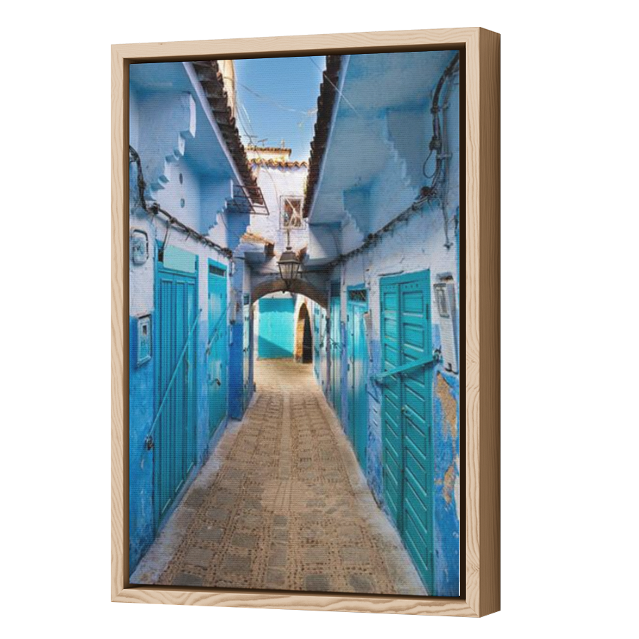 Thumbnail for Canvas - Wood Grain Floating Frame