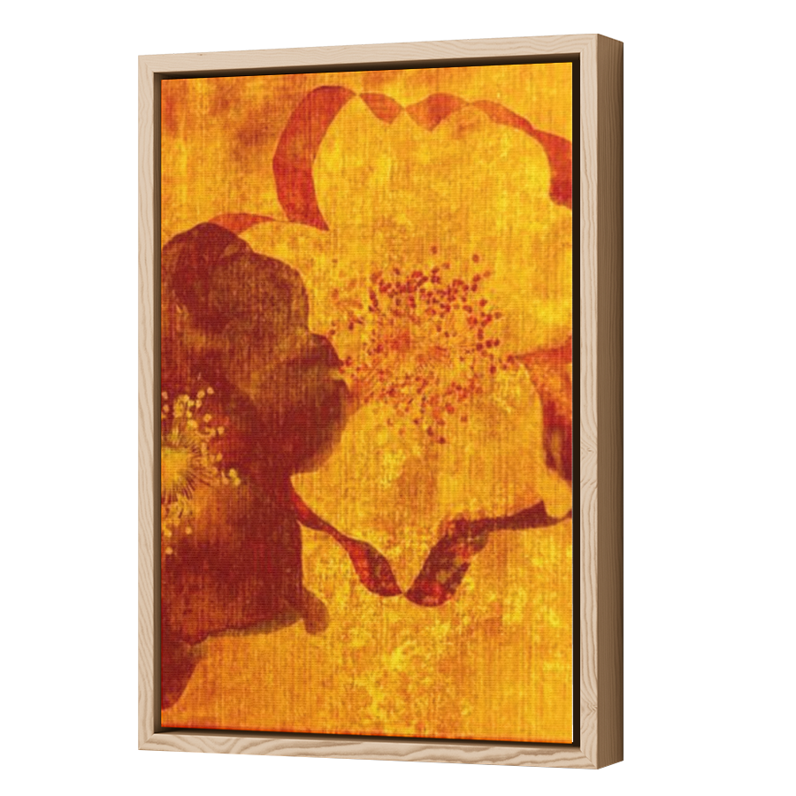 Thumbnail for Canvas - Wood Grain Floating Frame