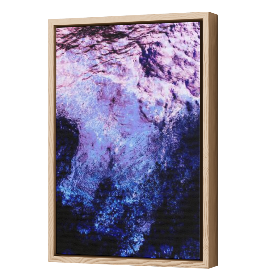 Thumbnail for Canvas - Wood Grain Floating Frame
