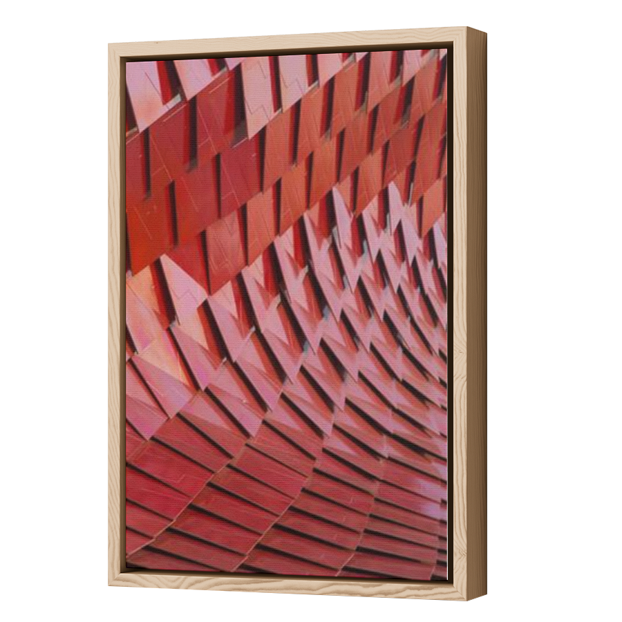 Thumbnail for Canvas - Wood Grain Floating Frame