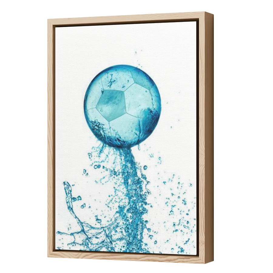 Thumbnail for Canvas - Wood Grain Floating Frame