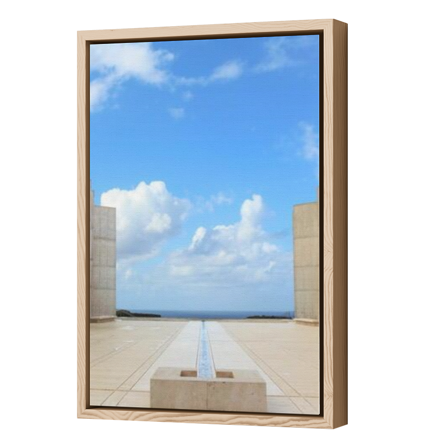 Thumbnail for Canvas - Wood Grain Floating Frame