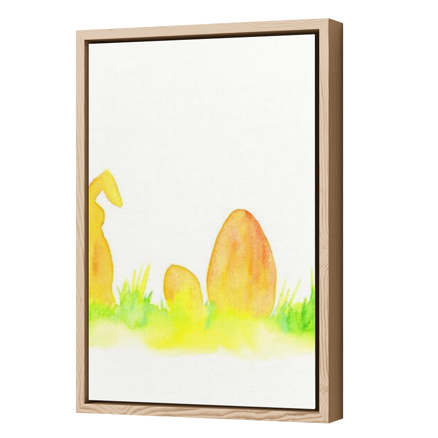 Thumbnail for Canvas - Wood Grain Floating Frame