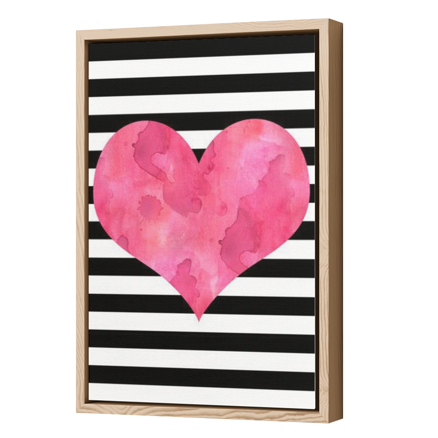 Thumbnail for Canvas - Wood Grain Floating Frame