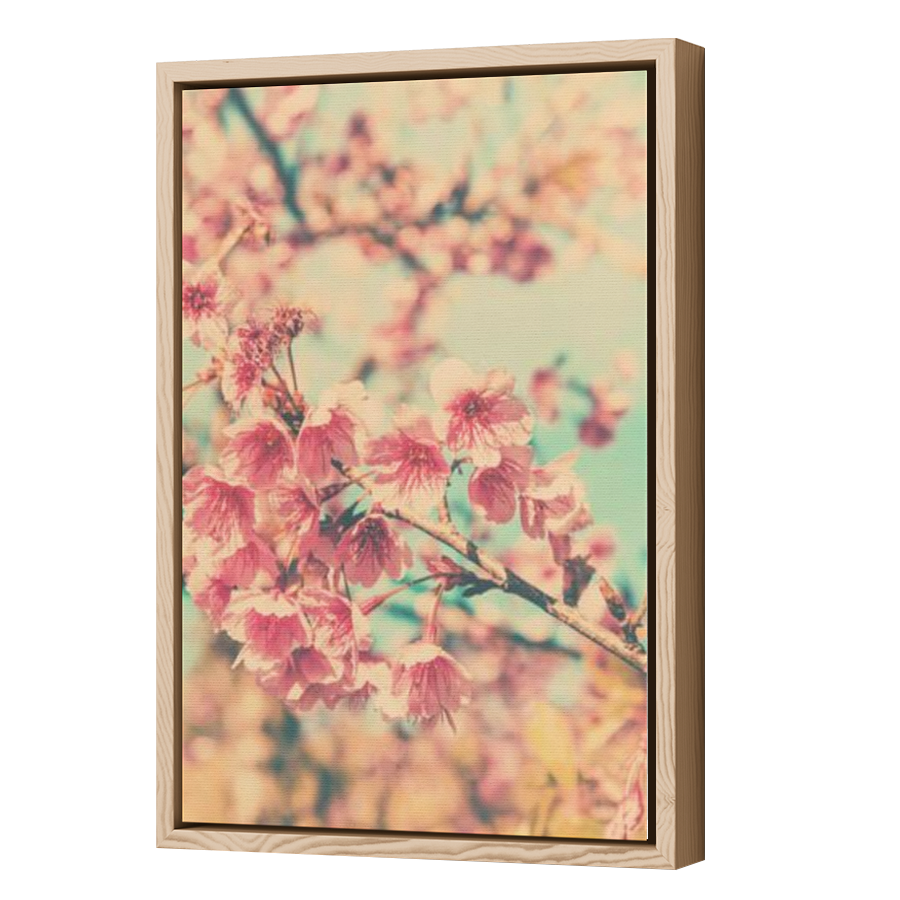 Thumbnail for Canvas - Wood Grain Floating Frame