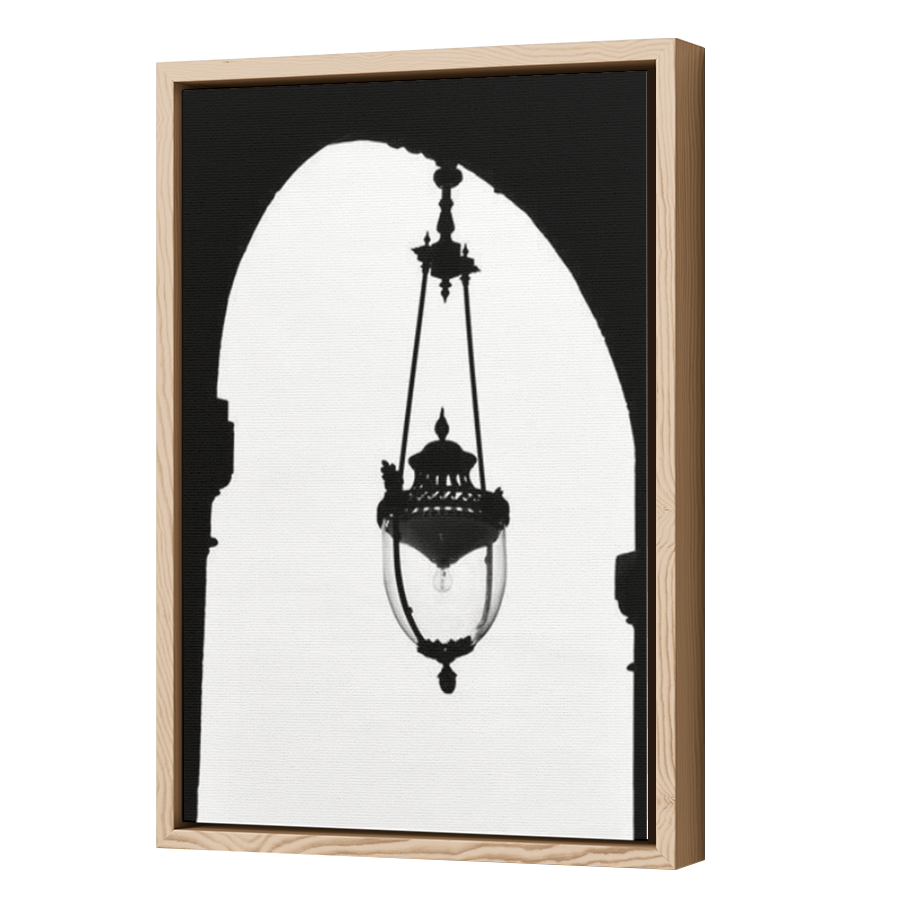 Thumbnail for Canvas - Wood Grain Floating Frame