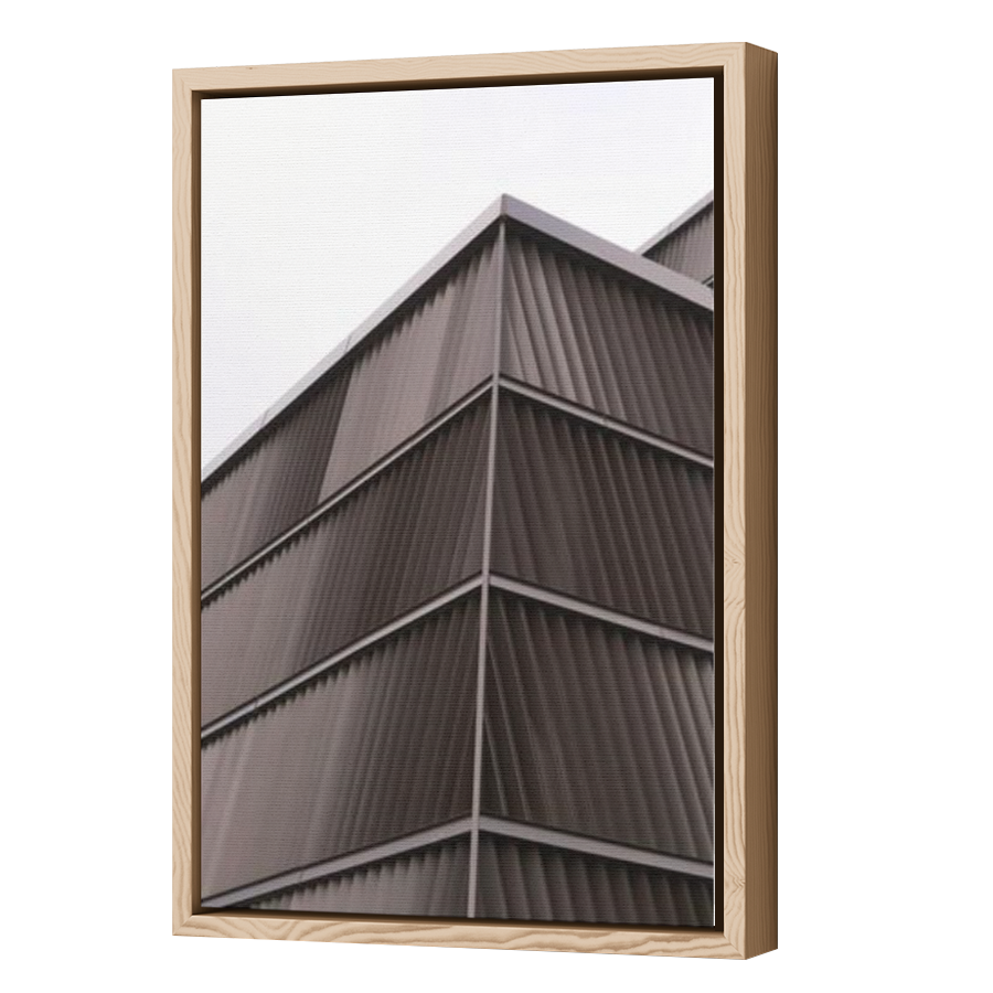 Thumbnail for Canvas - Wood Grain Floating Frame
