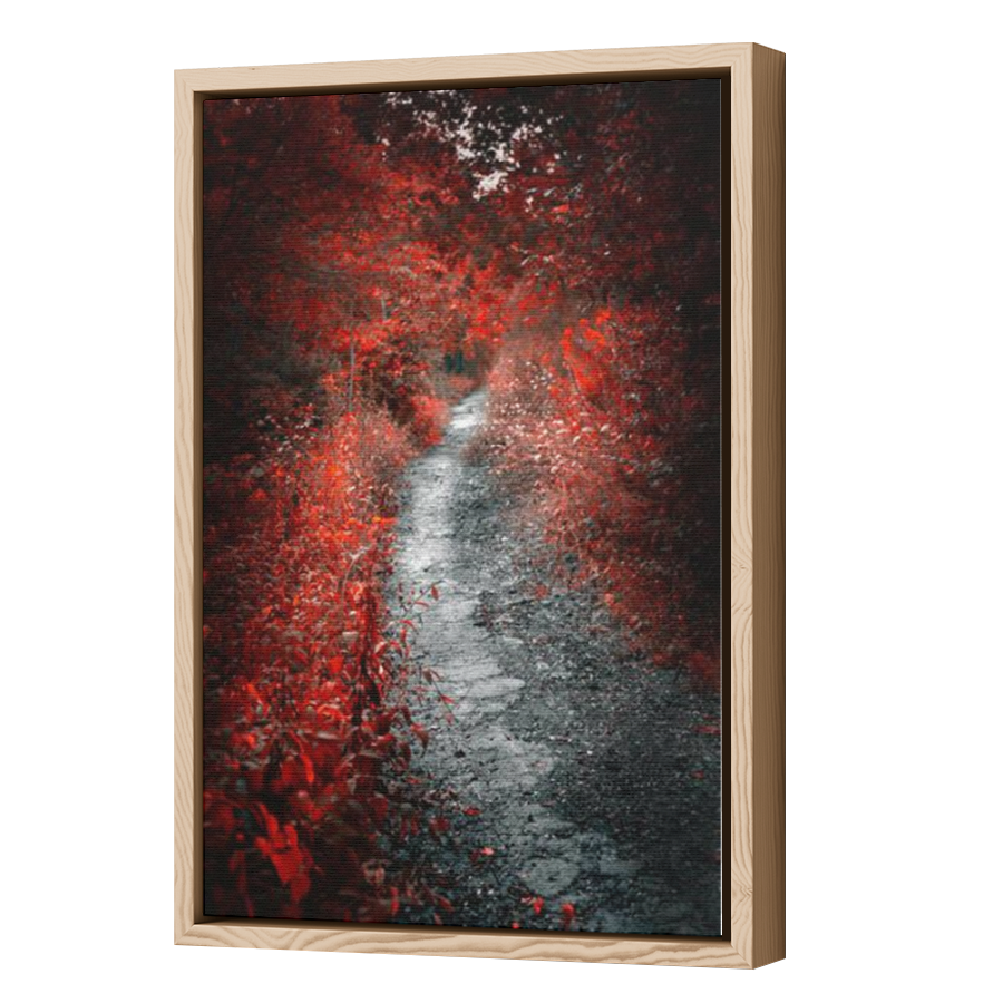 Thumbnail for Canvas - Wood Grain Floating Frame