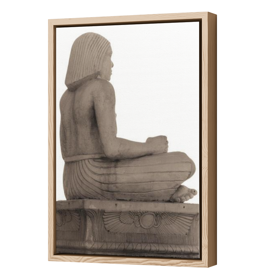 Thumbnail for Canvas - Wood Grain Floating Frame