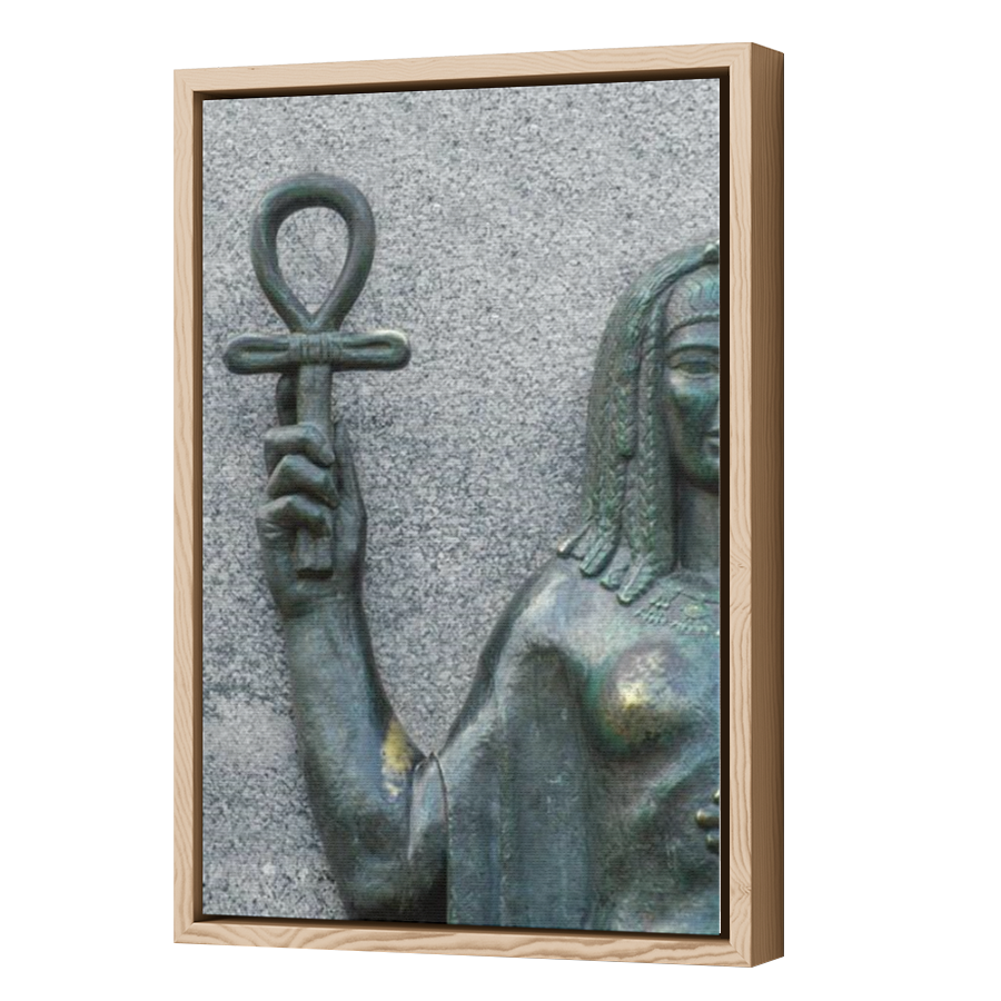 Thumbnail for Canvas - Wood Grain Floating Frame