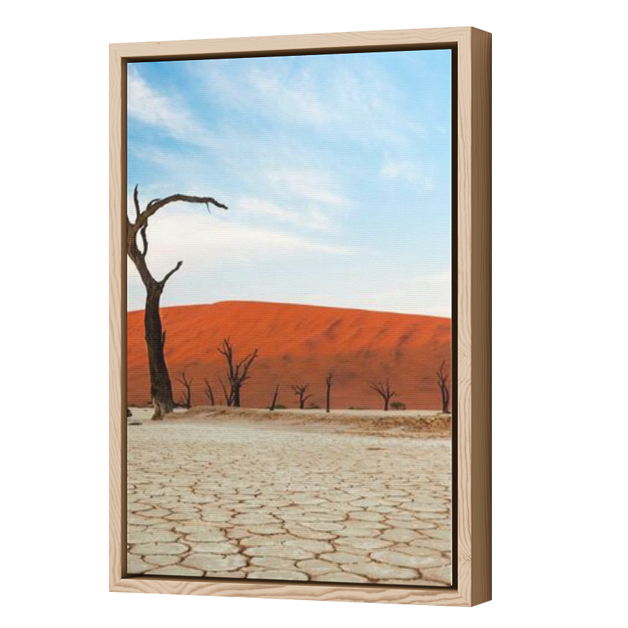 Thumbnail for Canvas - Wood Grain Floating Frame