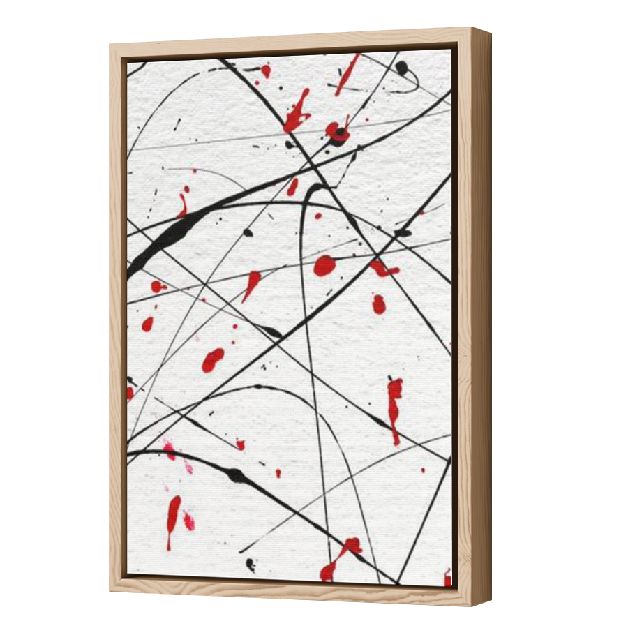 Thumbnail for Canvas - Wood Grain Floating Frame