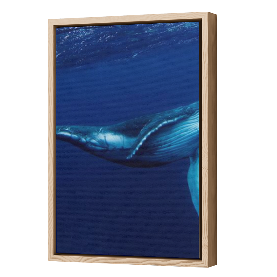 Thumbnail for Canvas - Wood Grain Floating Frame