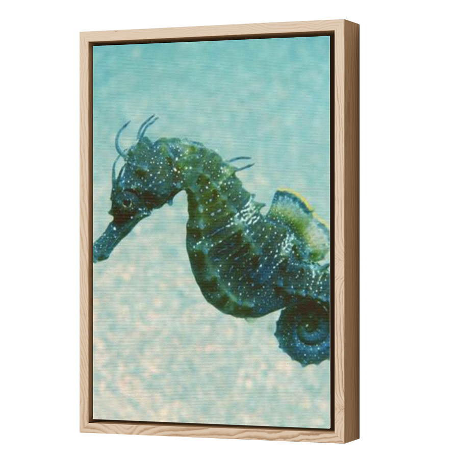 Thumbnail for Canvas - Wood Grain Floating Frame