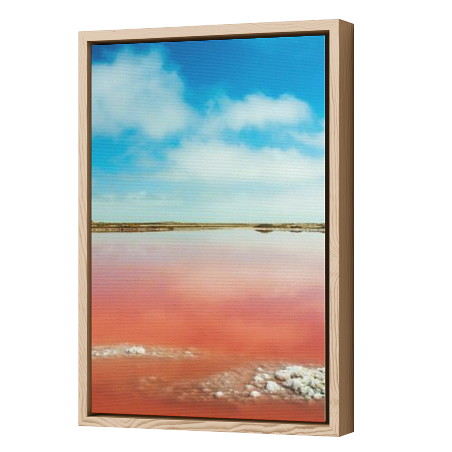 Thumbnail for Canvas - Wood Grain Floating Frame