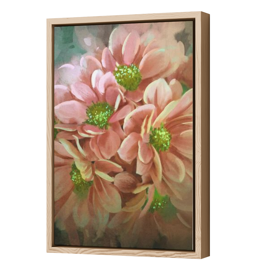 Thumbnail for Canvas - Wood Grain Floating Frame