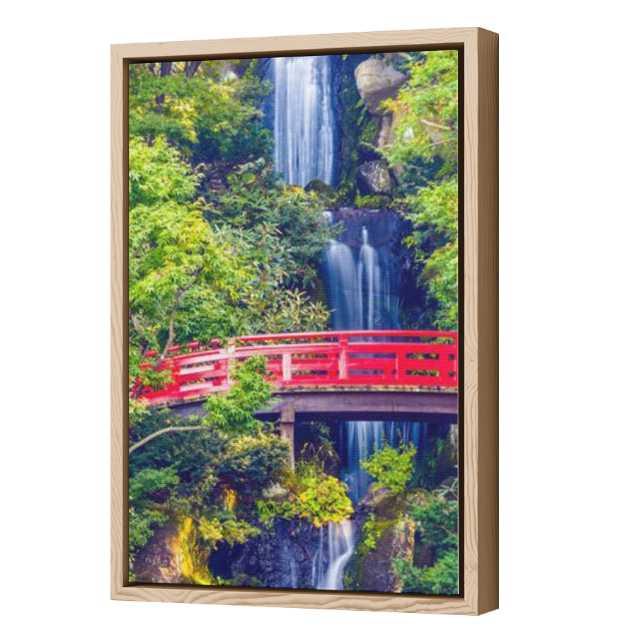 Thumbnail for Canvas - Wood Grain Floating Frame