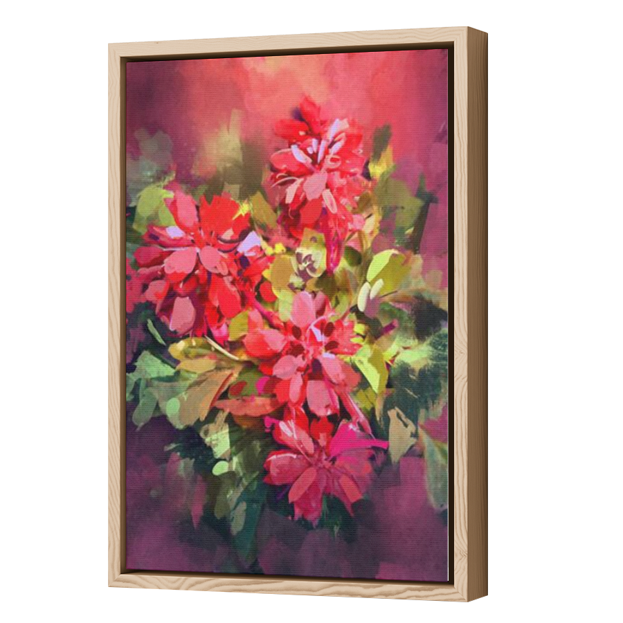 Thumbnail for Canvas - Wood Grain Floating Frame