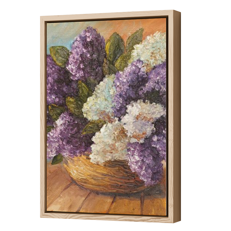 Thumbnail for Canvas - Wood Grain Floating Frame