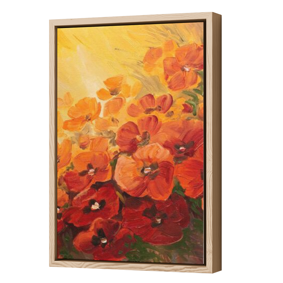 Thumbnail for Canvas - Wood Grain Floating Frame