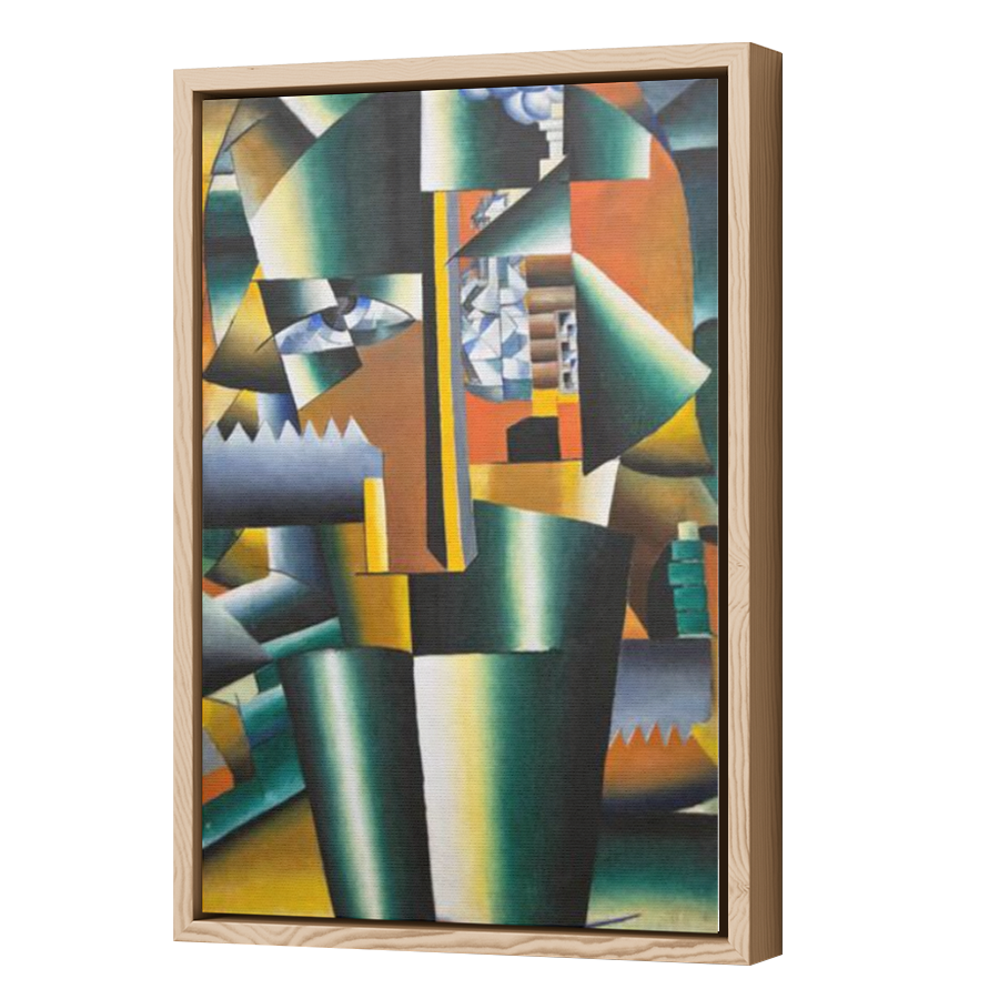 Thumbnail for Canvas - Wood Grain Floating Frame