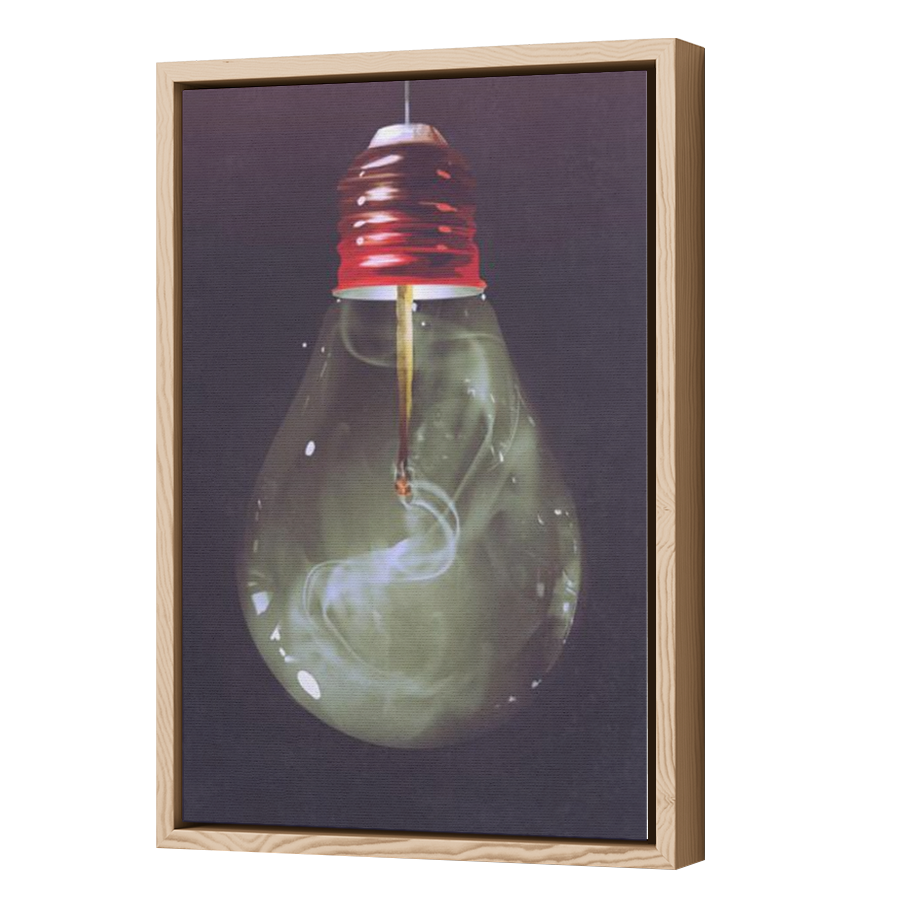 Thumbnail for Canvas - Wood Grain Floating Frame